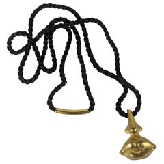 Used Salvador Dali Aphrodite Pendant Necklace