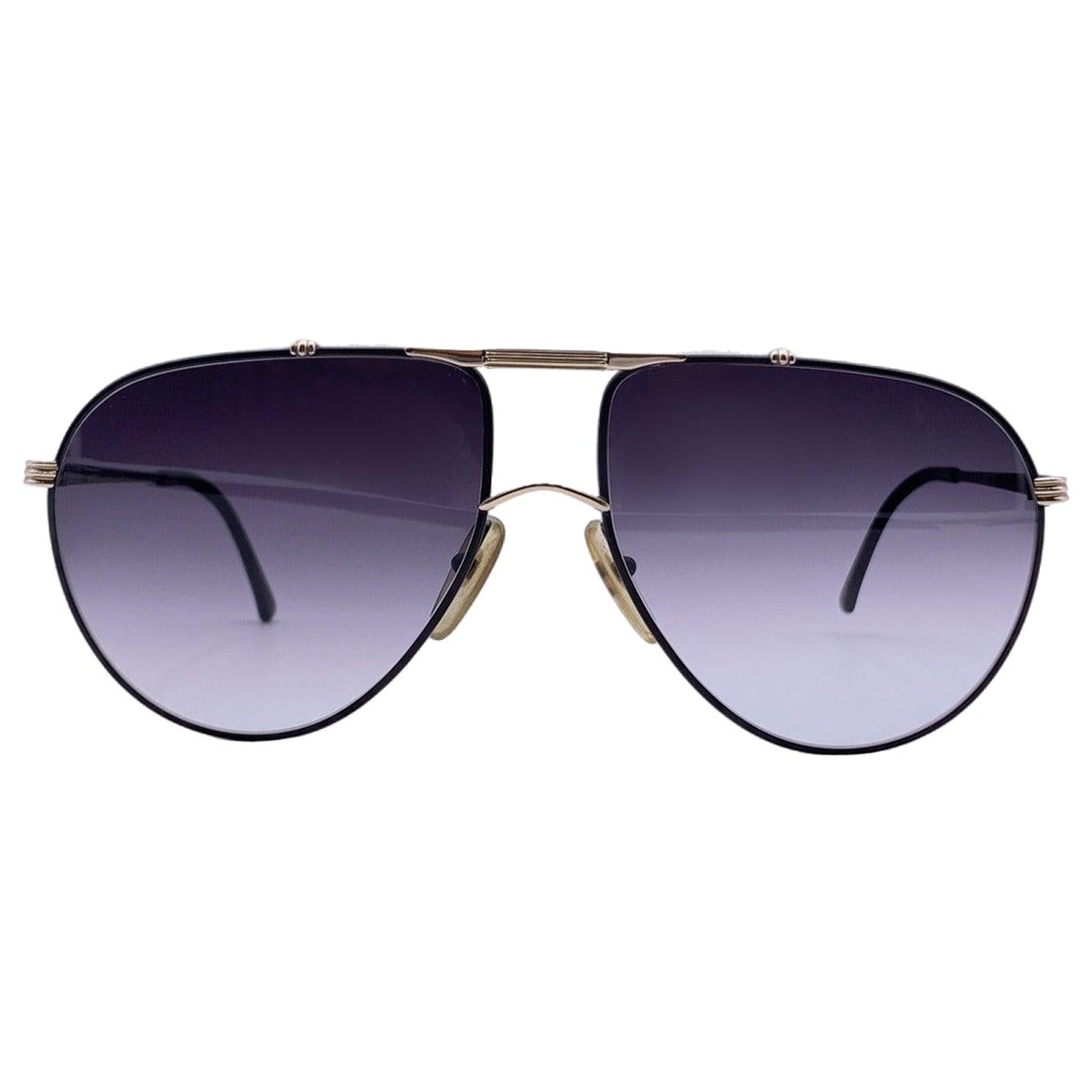 Christian Dior Monsieur Vintage Sunglasses 2248 Black 65/20 135mm For Sale