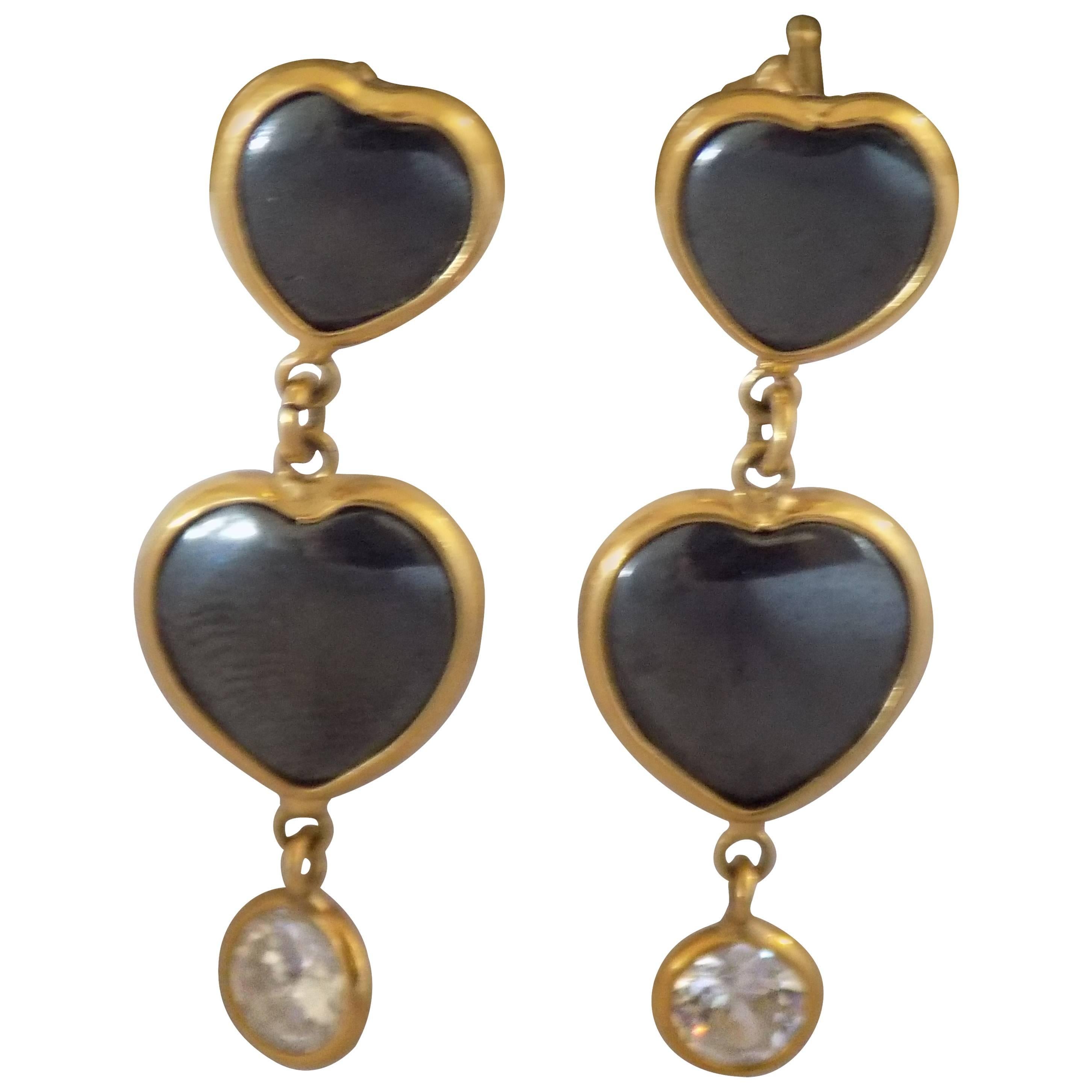 Boucles d'oreilles or 18 carats