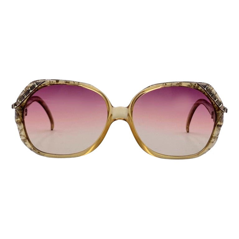 Christian Dior Lunettes de soleil vintage pour femmes 2528 20 Optyl 52/14  125mm sur 1stDibs | lunettes femme christian dior
