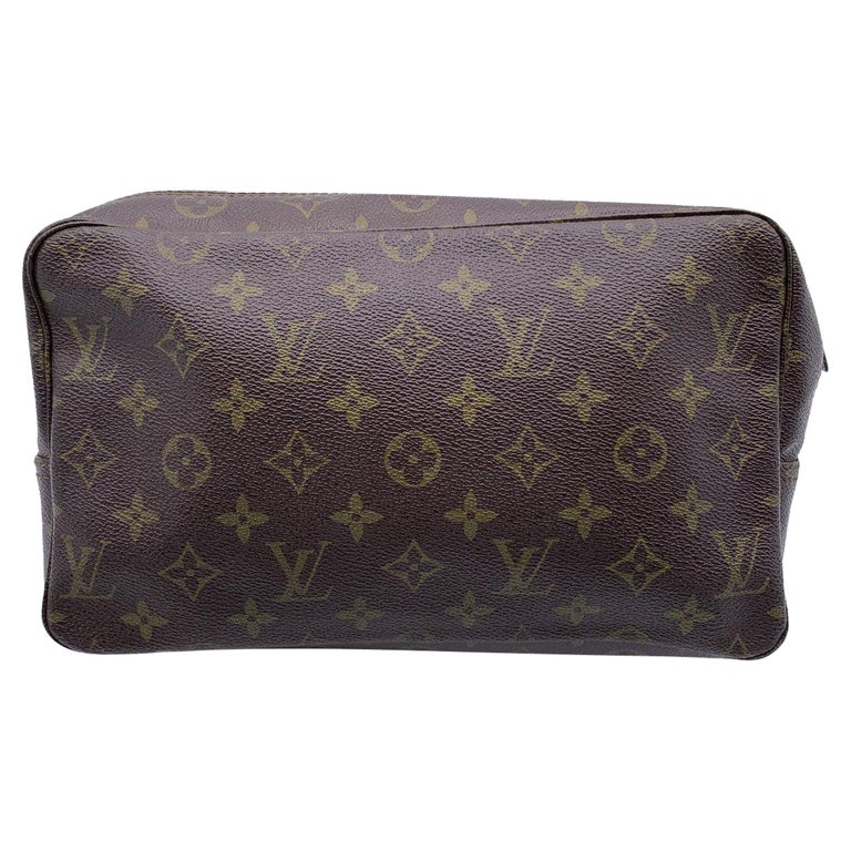 LOUIS VUITTON Silk Scarf with Monogram Patch Mini Pochette Bag