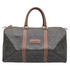Christian Dior Used Monogram Duffle Travel Unisex Bag Handbag