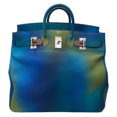 Endless Road HAC Birkin Bag Togo with Swift and Clemence with Palladium  Hardware 50