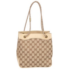 Gucci Tote donna beige in tela GG Monogram Gifford