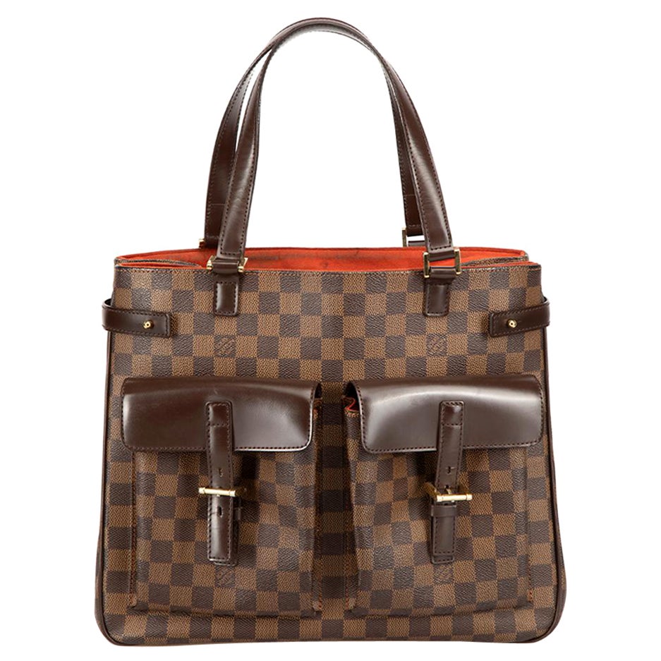 Louis Vuitton Cherry Brown Monogram Coated Canvas and Vachetta Leather Nano  Pallas at 1stDibs