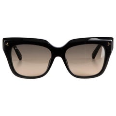 Bally Women's Black Square Frame Tinted Sunglasses