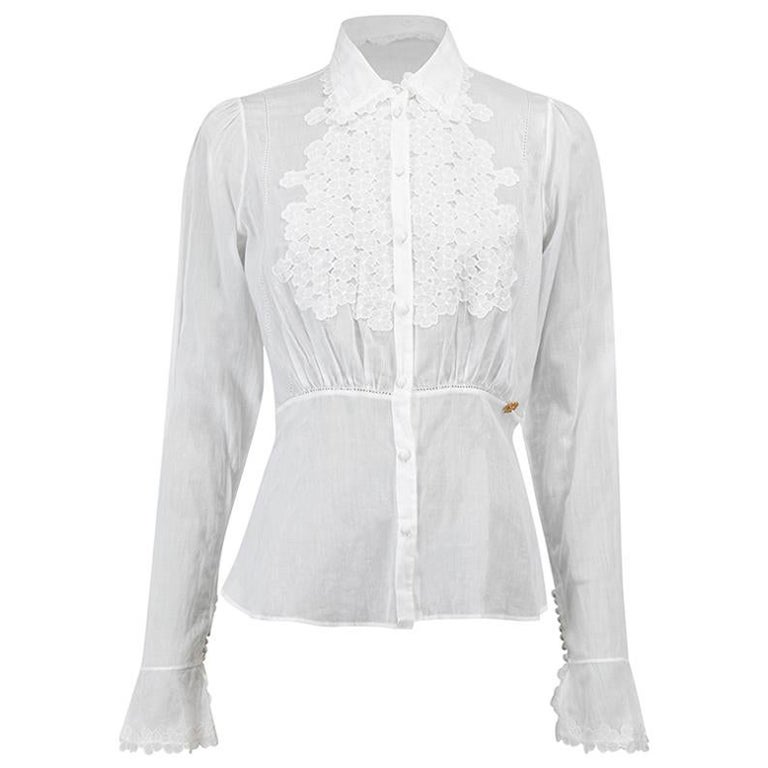 SET Embellished 3/4 Sleeve Blouse White main image 0