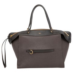 Borsa ad anello piccola in pelle marrone Céline Donna