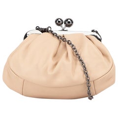 Max Mara Women's Beige Nappa Leather Small Pasticcino Bag
