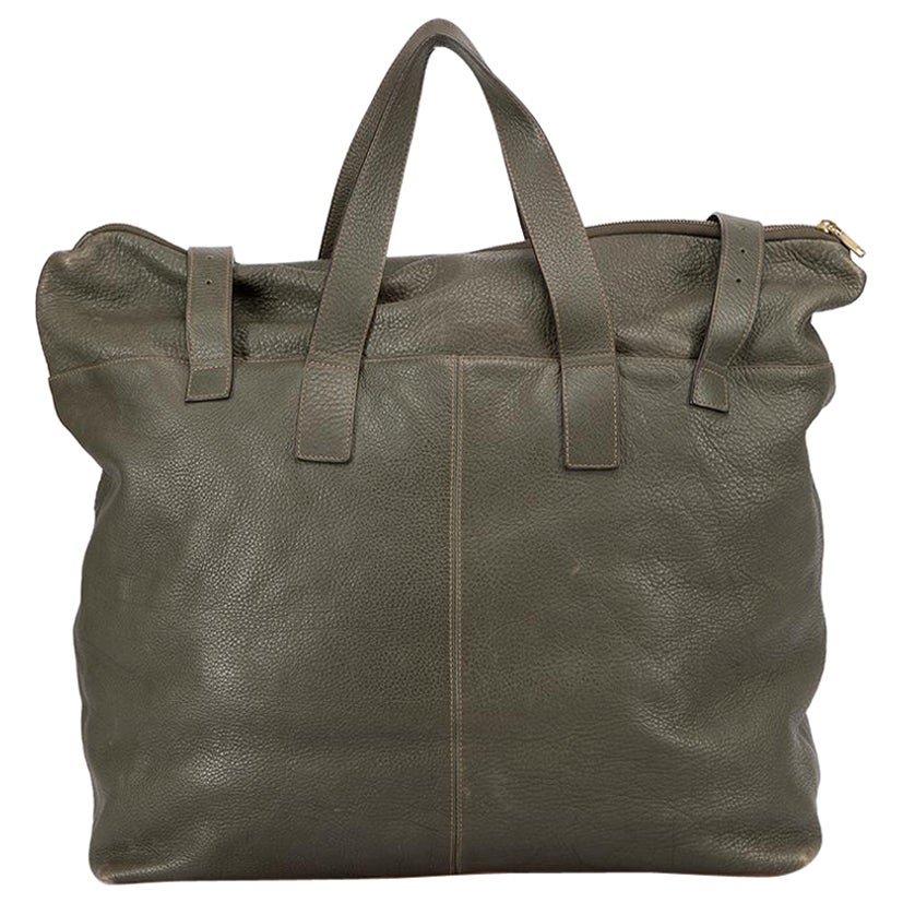 Mulberry Women's Forest Green Leather Weekender Bag