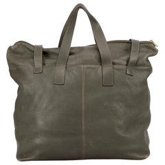 Used Mulberry Women's Forest Green Leather Weekender Bag