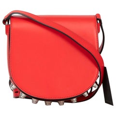 Alexander Wang Women's Red Calfskin Mini Lia Shoulder Bag