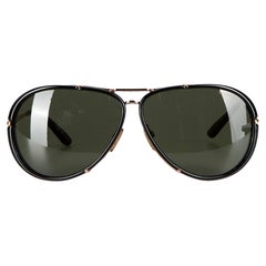 Occhiali da sole Cyrille Aviator neri da donna di Tom Ford