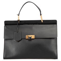Balenciaga Women's Balenciaga Black Leather Le Dix Cartable Bag