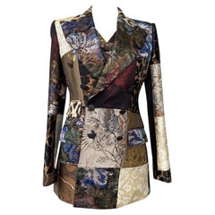 Dolce and Gabbana gilet et veste en patchwork mélangés, printemps 2021