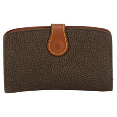 Mulberry Women's Vintage Brown Scotchgrain Breton Leather Bifold Wallet