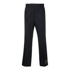 Gucci Orgasmique Patch - Pantaloni cropped neri