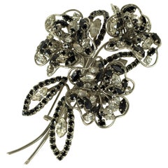 Roger Jean Pierre  Large Scale Depose Bouquet Brooch  