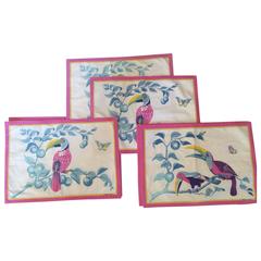 Set of 6 Vintage Hermes Table Place Mats