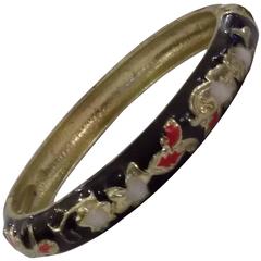 Gold tone Bangle bracelet 12