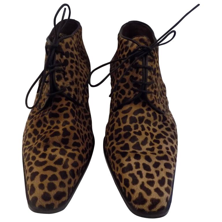 Duccio Del Duca pony hair shoes at 1stDibs