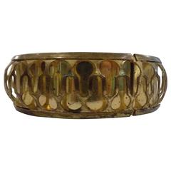 Gold Tone Bangle 3