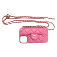 Chanel iPhone 12 Pro Max Classic Case With Chain