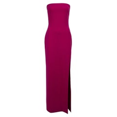 Fuchsia Zora Maxi-Length Strapless Dress Size M