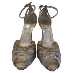 Vintage Rene Caovilla swarovski Sandals