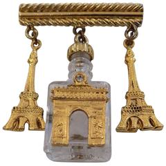1980s Vintage Paris Brooch