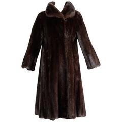 Atemberaubender nummerierter Black Willow by Neiman Marcus Vintage Ranch Nerz Pelzmantel