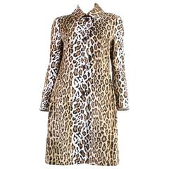 Moschino Faux Leopard Coat, 1990s 