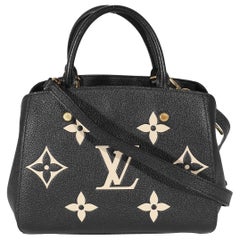 Louis Vuitton, Bags, Louis Vuitton Empreinte Montaigne Bb Marine Rouge