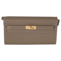 Hermès Epsom Etoupe Kelly To Go GHW