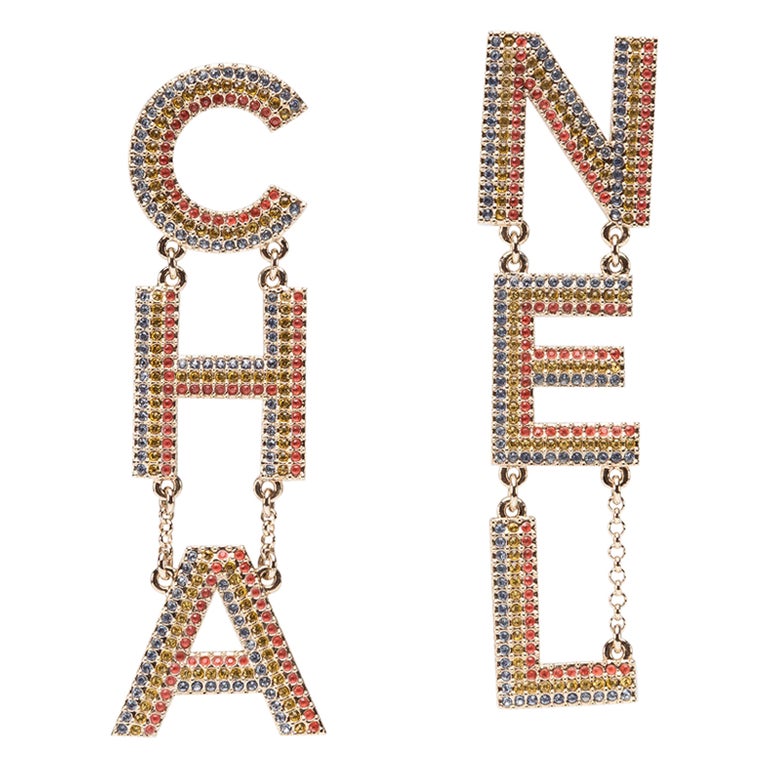 CHANEL, Jewelry, Rare Chanel Cha Nel Earrings 2b