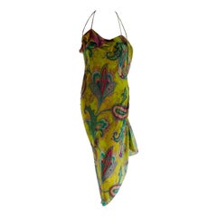 Ungaro Paralelle Paris Vintage 2000s Silk Chiffon Slip Dress