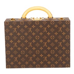 Louis Vuitton Women's Brown Attaché Hard Trunk Monogram Briefcase Jewellery Case