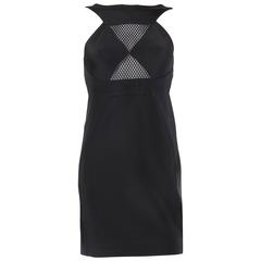 1990s Tom Ford Gucci Backless Dress with Mesh Inserts 5