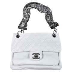 Vintage Chanel Bag White - 136 For Sale on 1stDibs