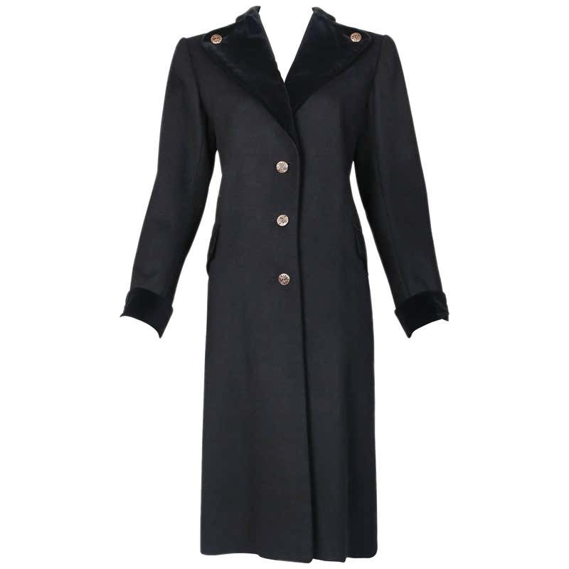 Galanos Black Onyx Mink Fur Coat for Neiman Marcus at 1stDibs