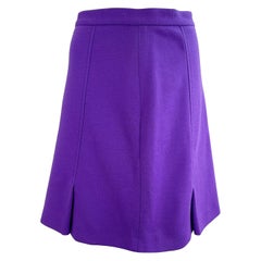 NWT Moschino Cheap & Chic 2000s Size 10 Purple Rayon A - Line Y2K Skirt