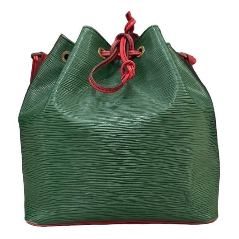 Louis Vuitton, Bags, Authentic Louis Vuitton Green Noe Mm