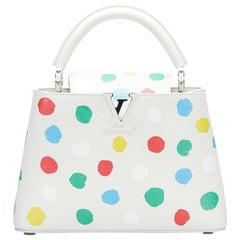 Louis Vuitton x Yayoi Kusama Capucine Painted Handbag Shoulder Bag