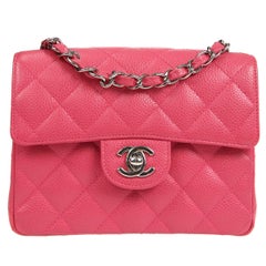 Chanel Pink Classic Flap - 111 For Sale on 1stDibs  chanel classic flap  bag pink, chanel classic pink bag, pink classic chanel bag