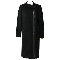 Gucci Made in Italy Black Wool Coat