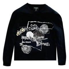 Sweat-shirt Chanel Coco Logo en coton