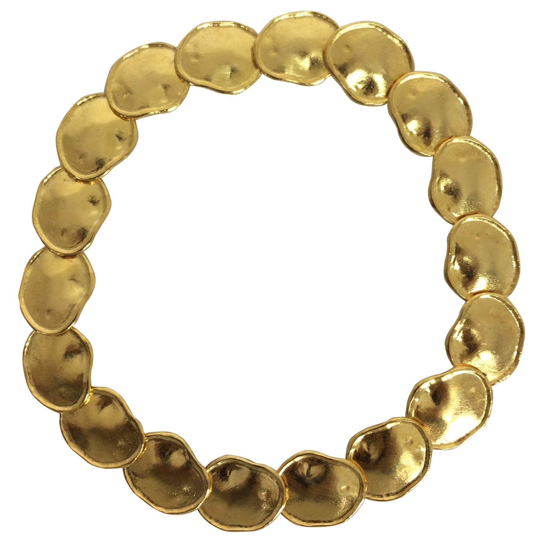 KJL Kenneth J Lane gold artisan inspired necklace