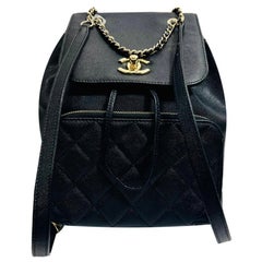 Chanel Affinity Caviar Leather Backpack