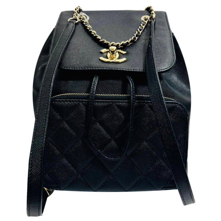 authentic chanel backpack caviar