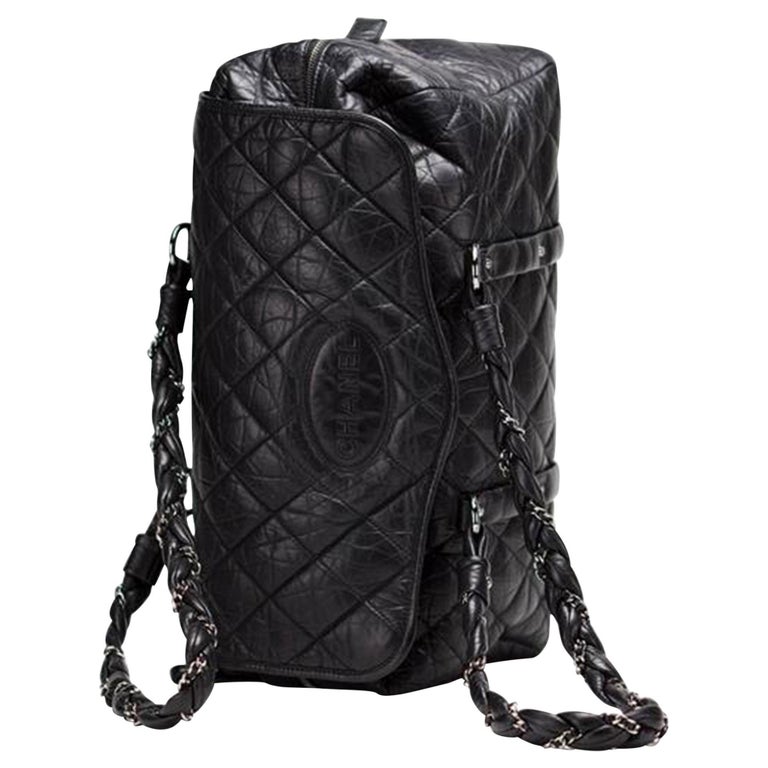 Chanel Classic Flap Braid Quilted Small Black Distressed Lambskin Shoulder  Bag For Sale at 1stDibs